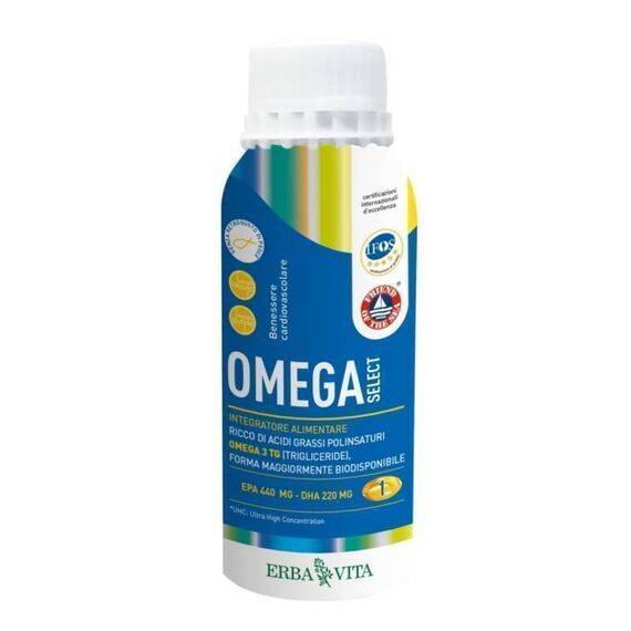 Erba Vita Omega Select 3 Uch Integratore per il Benessere Cardiovascolare 240 Perle | Acquista Online su Farmaclick