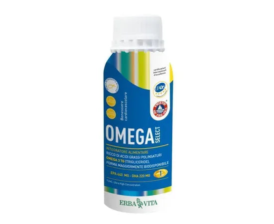 Erba Vita Omega Select 3 Uch Nahrungsergänzungsmittel für das Herz-Kreislauf-Wohlbefinden 240 Kapseln