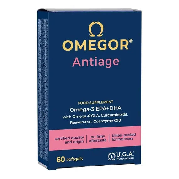 Omegor Antiage Integratore Alimentare di Omega 3 e 6 60 Capsule | Acquista Online su Farmaclick