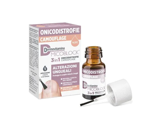 Dermovitamina Micoblock 3 In 1 Onchodystrophie Tarnung Nagelveränderungen 8 Ml