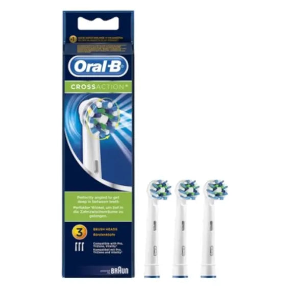 Oral B Cross Action Refill 3 Testine Black | Acquista Online su Farmaclick