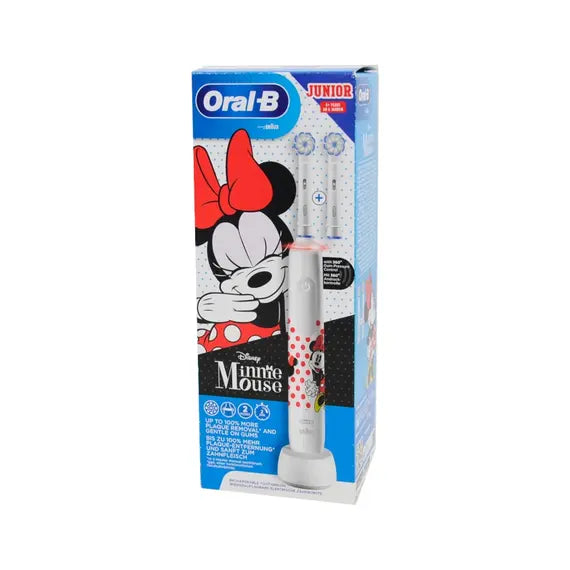 Oral-b Junior Minnie Mouse Spazzolino Elettrico + 2 Testine di Ricambio | Acquista Online su Farmaclick