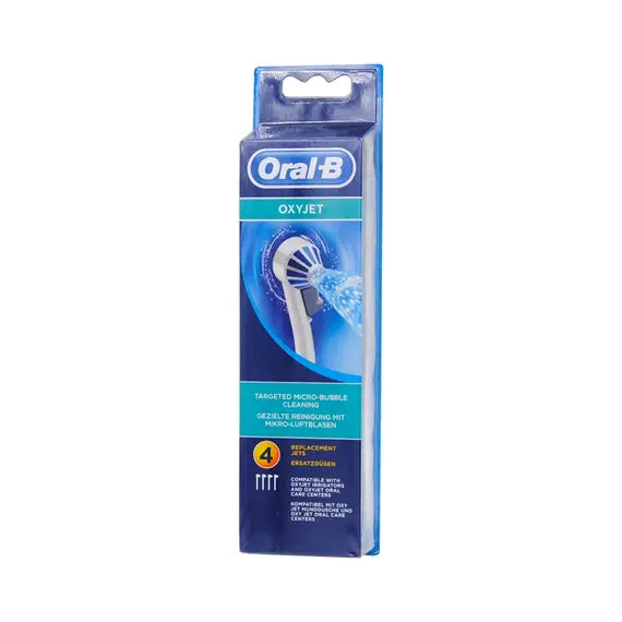 Oralb Oxyjet Ed17 Testina per Spazzolino Elettrico con Beccuccio Idropulsore 4 Pezzi | Acquista Online su Farmaclick