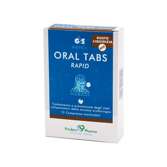 Gse Biotic+ Oral Tabs Rapid Liquirizia 12 Compresse Masticabili | Acquista Online su Farmaclick