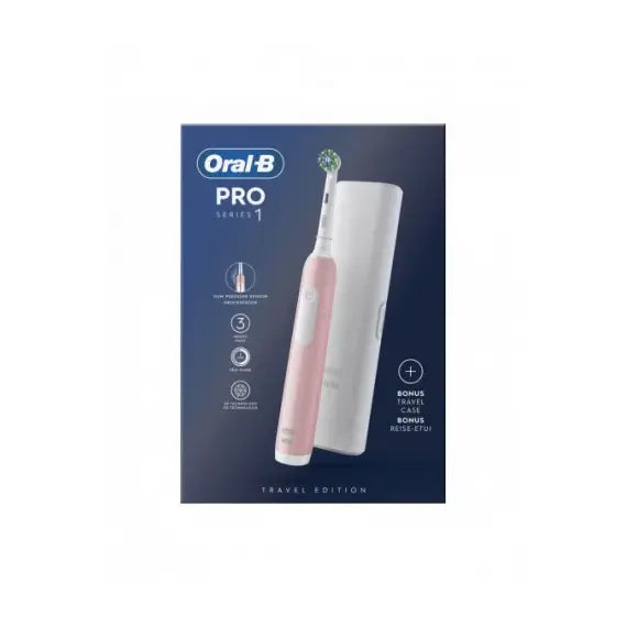Oral-b Spazzolino Elettrico Pro Serie 1 Rosa con Custodia da Viaggio | Acquista Online su Farmaclick