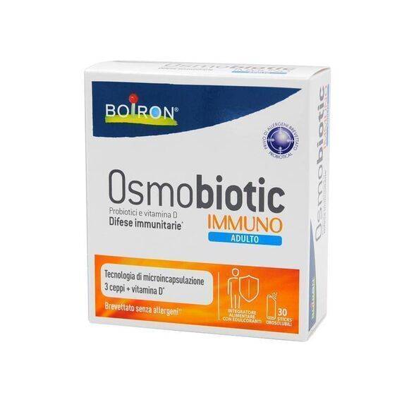 Boiron Osmobiotic Immuno Adulto Integratore per le Difese Immunitarie 30 Stick Orosolubili Gusto Albicocca | Acquista Online su Farmaclick