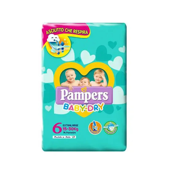 Pampers Baby Dry Extralarge Xl 13 Pezzi | Acquista Online su Farmaclick