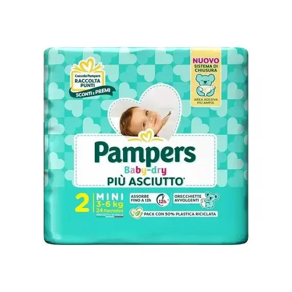 Pampers Baby Dry Taglia 2 24 Pezzi | Acquista Online su Farmaclick