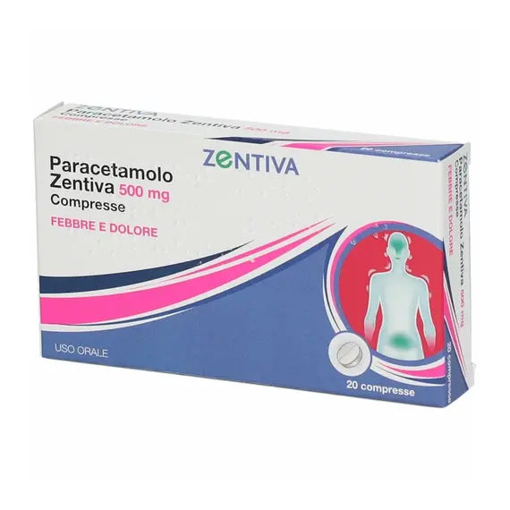 Paracetamolo Zentiva 500mg 20 Compresse | Acquista Online su Farmaclick