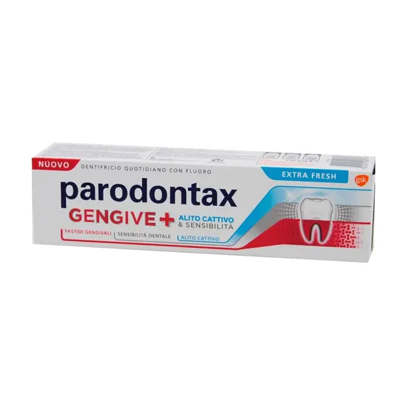 Parodontax Gengive + Alito Extra Fresh 75ml | Acquista Online su Farmaclick