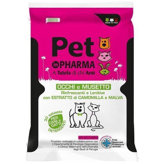 Pet in Pharma Salviette per Animali Occhi e Musetto Rinfrescanti e Lenitive 30 Salviette | Acquista Online su Farmaclick