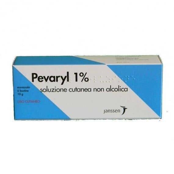 Pevaryl Soluzione Cutanea Antimicotica di Econazolo 1% in 6 Bustine da 10g | Acquista Online su Farmaclick