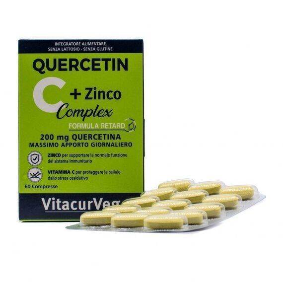 Quercetina C Complex Integratore Alimentare per il Sistema Immunitario 60 Compresse | Acquista Online su Farmaclick