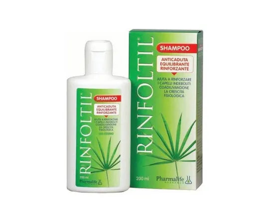 Pharmalife Rinfoltil Shampoo gegen Haarausfall, ausgleichend und stärkend, 200 ml