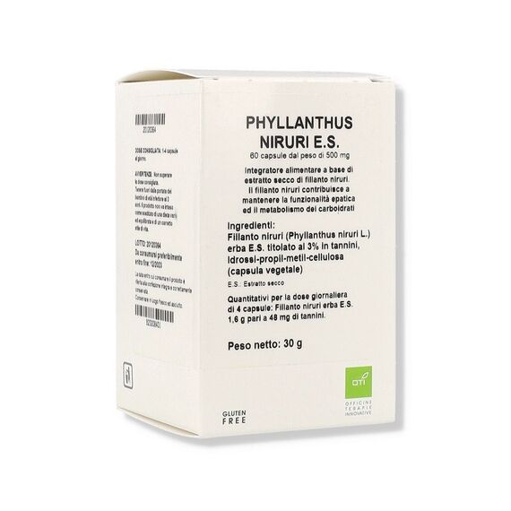 Phyllanthus Niruri Estratto Secco 60 Compresse | Acquista Online su Farmaclick