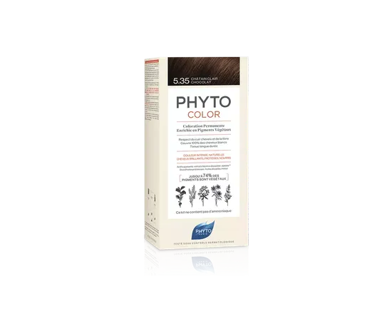 Phytocolor Permanente Haarfarbe 5.35 Hellbraun Schokolade