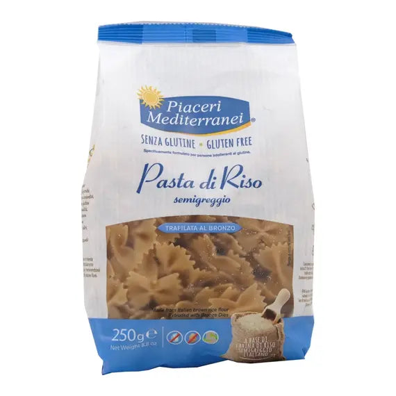 Piaceri Mediterranei Pasta di Riso Senza Glutine Farfalle 250 G | Acquista Online su Farmaclick