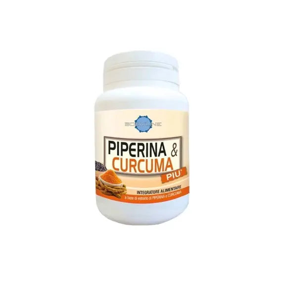 Piperina e Curcuma Piã¹ Integratore Alimentare per le Funzioni Digestive 60 Capsule | Acquista Online su Farmaclick