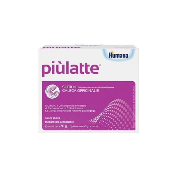 Humana Piã¹ Latte Integratore per la Gravidanza 14 Bustine da 5 G | Acquista Online su Farmaclick
