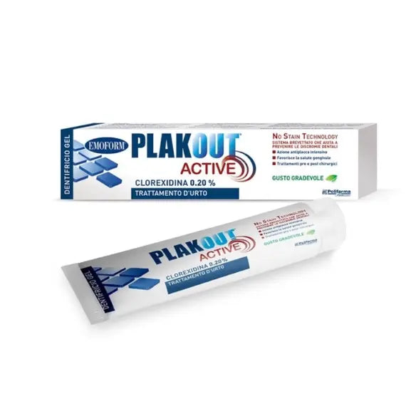Plak Out Active Dentifricio con Clorexidina 75 Ml | Acquista Online su Farmaclick
