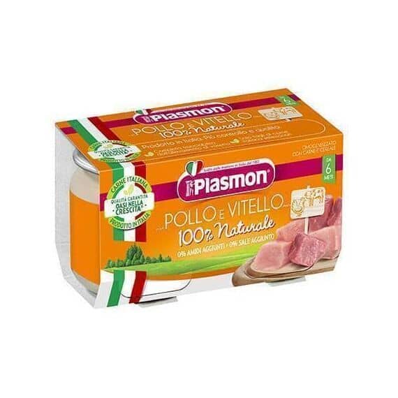 Plasmon Omogeneizzato Pollo-vitello 2x80g | Acquista Online su Farmaclick
