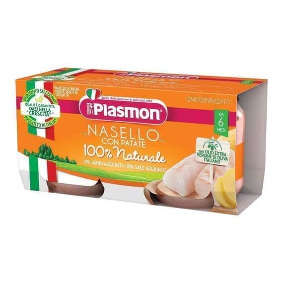 Plasmon Omogeneizzato di Filetto di Nasello con Patate 2x80g | Acquista Online su Farmaclick