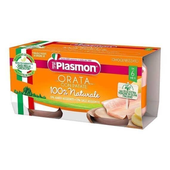 Plasmon Omogeneizzati di Filetto di Orata con Patate 2x80g | Acquista Online su Farmaclick