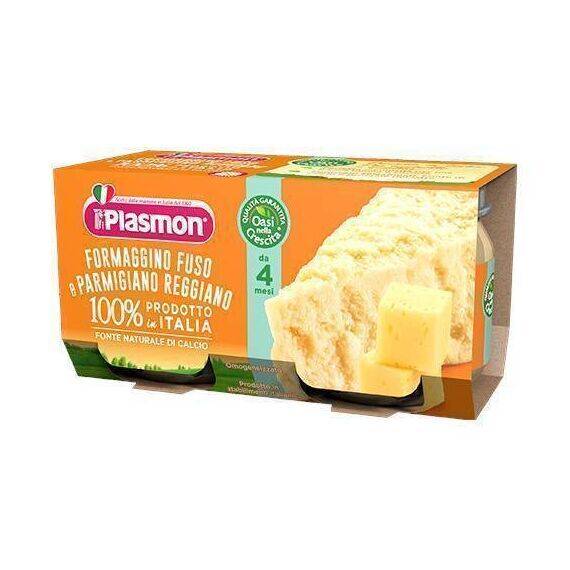 Plasmon Formaggino Fuso e Parmigiano Reggiano Omogeneizzato 2x80 G | Acquista Online su Farmaclick