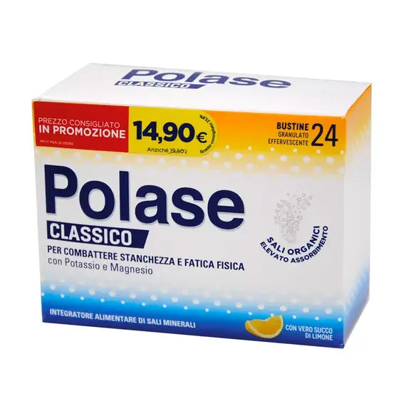 Polase Classico Integratore Alimentare Sali Minerali 24 Bustine Gusto Limone | Acquista Online su Farmaclick