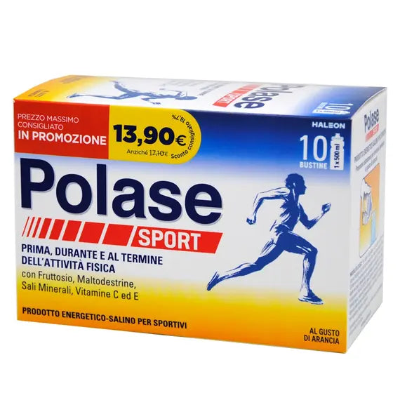 Polase Sport Integratore Alimentare Sali Minerali 10 Bustine Gusto di Arancia | Acquista Online su Farmaclick