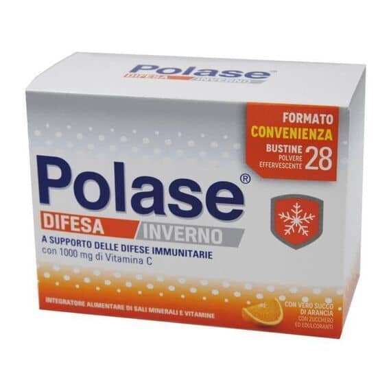 Polase Difesa Inverno Integratore Alimentare 28 Bustine Gusto Arancia | Acquista Online su Farmaclick