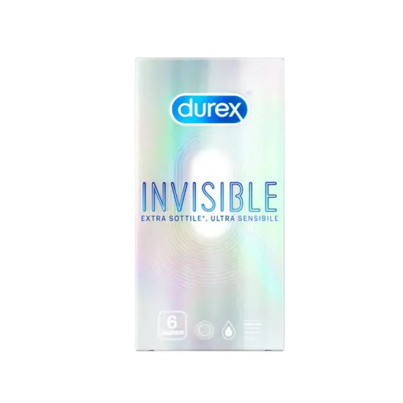 Durex Invisible Extra Sottile Ultra Sensibile 6 Preservativi | Acquista Online su Farmaclick
