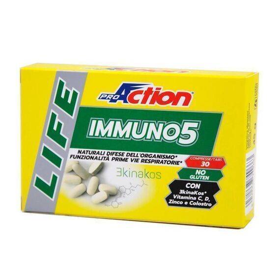 Proaction Life Immuno 5 Integratore Difese Immunitarie 30 Compresse | Acquista Online su Farmaclick
