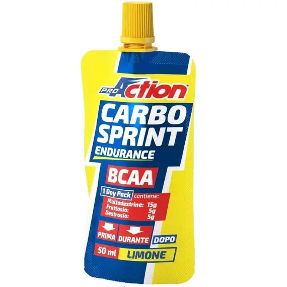 Proaction Carbo Sprint Bcaa Integratore Liquido a Base di Carboidrati e Aminoacidi Ramificati Gusto Limone 50 Ml | Acquista Online su Farmaclick