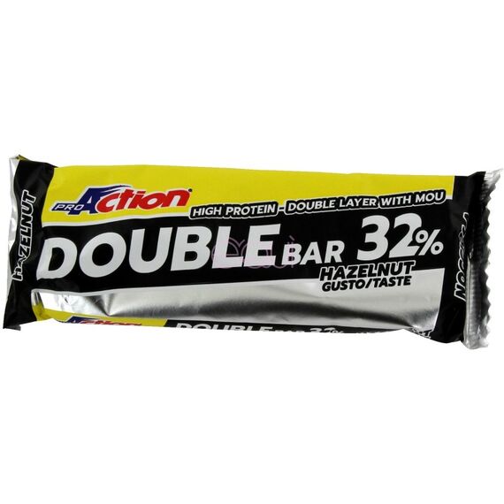 Proaction Double Bar 32% Barretta Proteica Gusto Nocciola Caramello 60 G | Acquista Online su Farmaclick