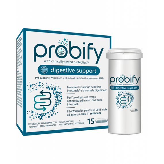 Probify Digestive Support Integratore per la Flora Intestinale 15 Capsule | Acquista Online su Farmaclick