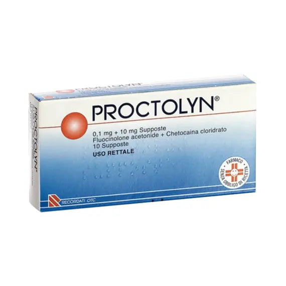 Proctolyn 10 Supposte 0,1 Mg + 10 Mg Uso Rettale | Acquista Online su Farmaclick