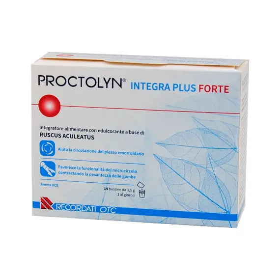 Proctolyn Integra Plus Forte Integratore Alimentare per il Microcircolo 14 Bustine | Acquista Online su Farmaclick