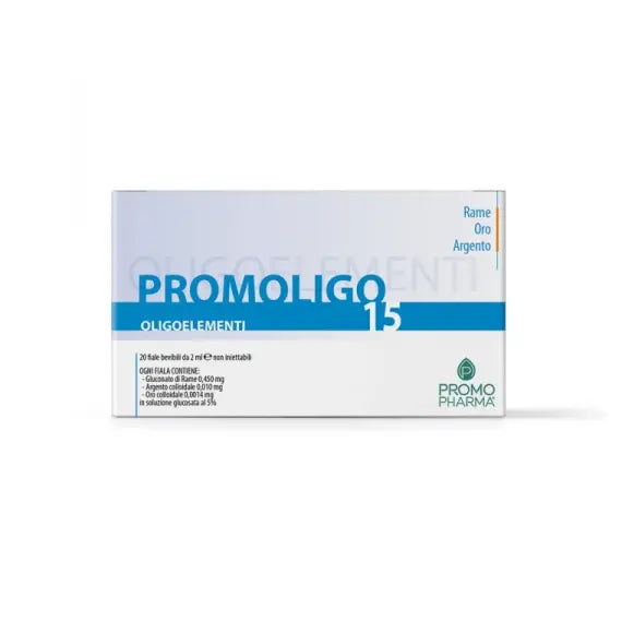 Promopharma Promoligo Oligoelementi 15 Rame Oro Argento | Acquista Online su Farmaclick