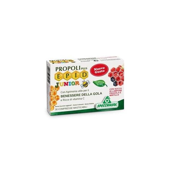Epid Propoli Plus Junior Integratore Alimentare per il Benessere della Gola 30 Compresse | Acquista Online su Farmaclick