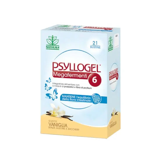 Psyllogel Megafermenti 6 Giuliani 21 Bustine Vaniglia | Acquista Online su Farmaclick