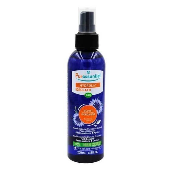 Puressentiel Idrolato Bio Acqua Fiordaliso per Occhi Stanchi Borse e Occhiaie 200 Ml | Acquista Online su Farmaclick