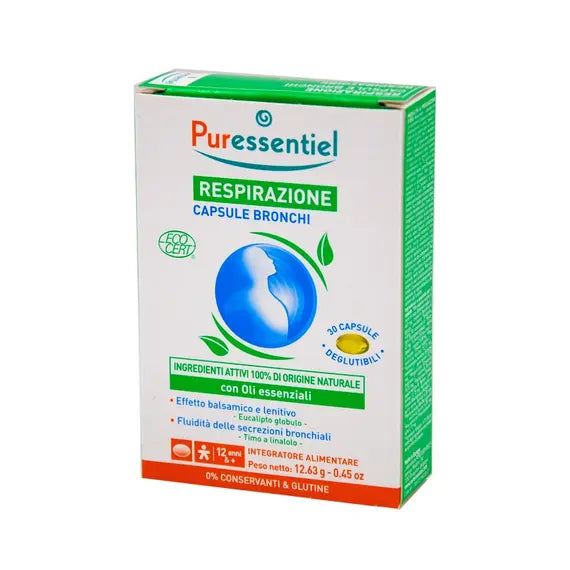Puressentiel Respirazione Integratore Alimentare Bronchi 30 Capsule | Acquista Online su Farmaclick