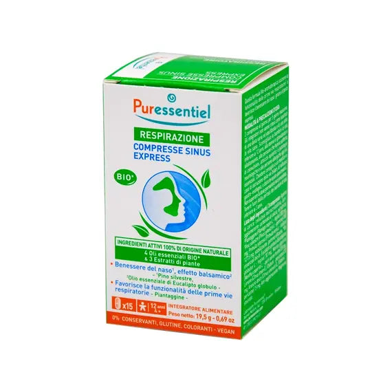 Puressentiel Respirazione Sinus Express Integratore Alimentare per Sinusite 15 Compresse | Acquista Online su Farmaclick
