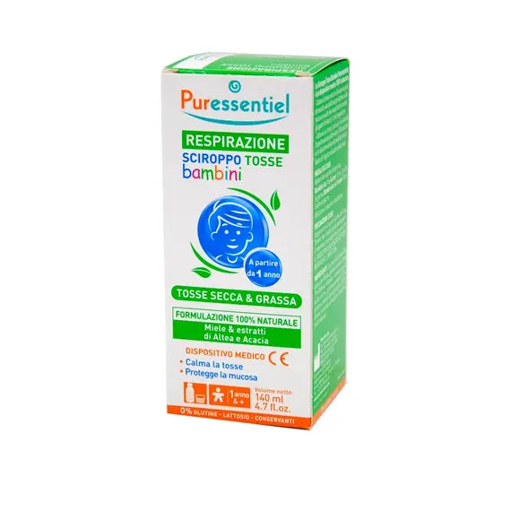 Puressentiel Respirazione Sciroppo Tosse Bambini 140 Ml | Acquista Online su Farmaclick
