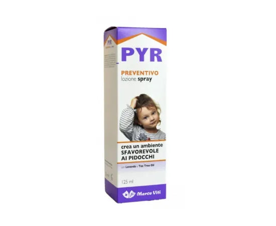Pyr Preventivo Marco Viti Lozione Spray Anti Pidocchi 125 Ml