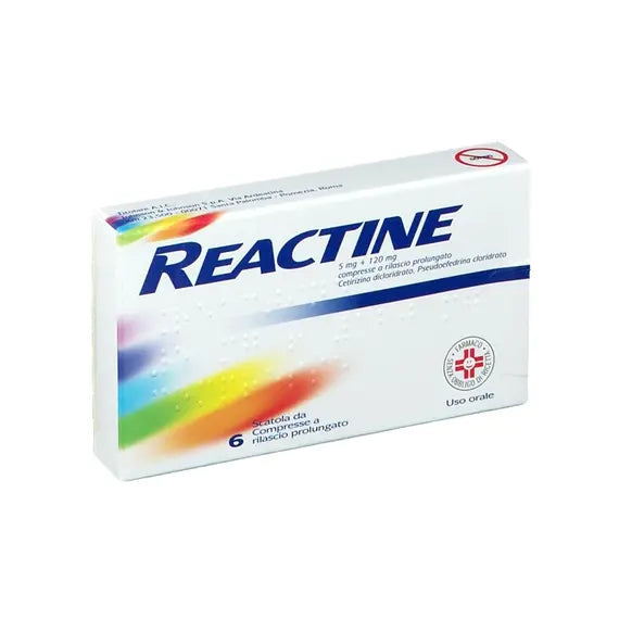 Reactine Antistaminico 6 Compresse | Acquista Online su Farmaclick