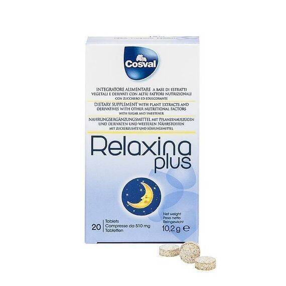 Relaxina Plus Integratore Alimentare per Sonno e Rilassamento 20 Tavolette | Acquista Online su Farmaclick