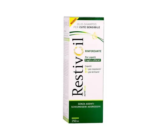 Restivoil Activplus Öl-Shampoo für empfindliche Kopfhaut, stärkend für sprödes und strapaziertes Haar, 250 ml