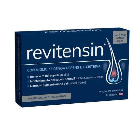 Revitensin Integratore Alimentare per la Salute dei Capelli 30 Capsule | Acquista Online su Farmaclick